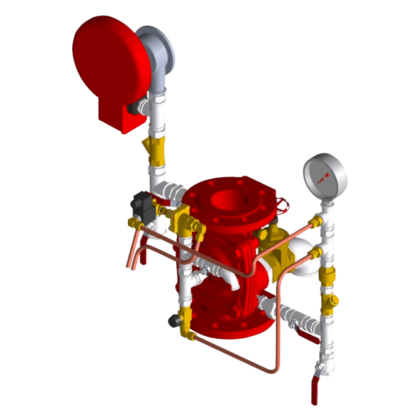 Válvula de diluvio activada eléctrica 67DE-EL-AL